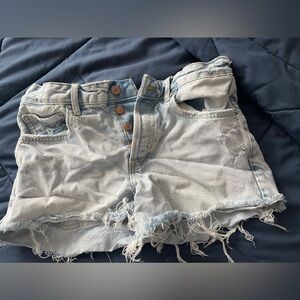 COPY - size 25 jeans shorts with button up